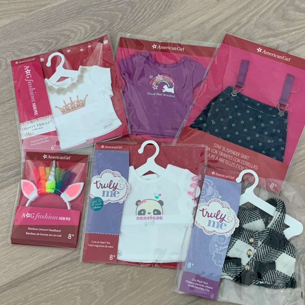 American Girl Fashion Show Clothing Collection. ALL NEW & UNOPENED.